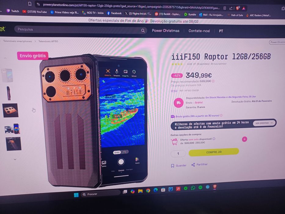 Smartphone MFiSo F150 Raptor