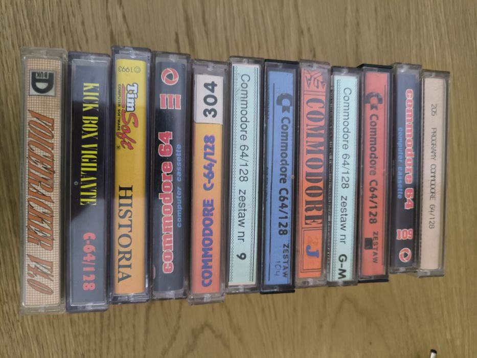 Kasety commodore c64