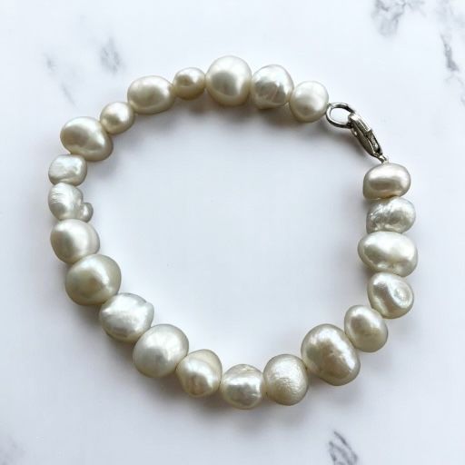 Жемчужный браслет из натурального жемчуга з природних перлів