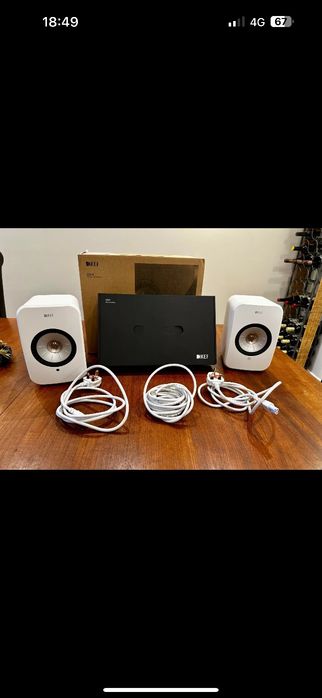 Kef LSX ii Wireless, S1 stands & subwoofer