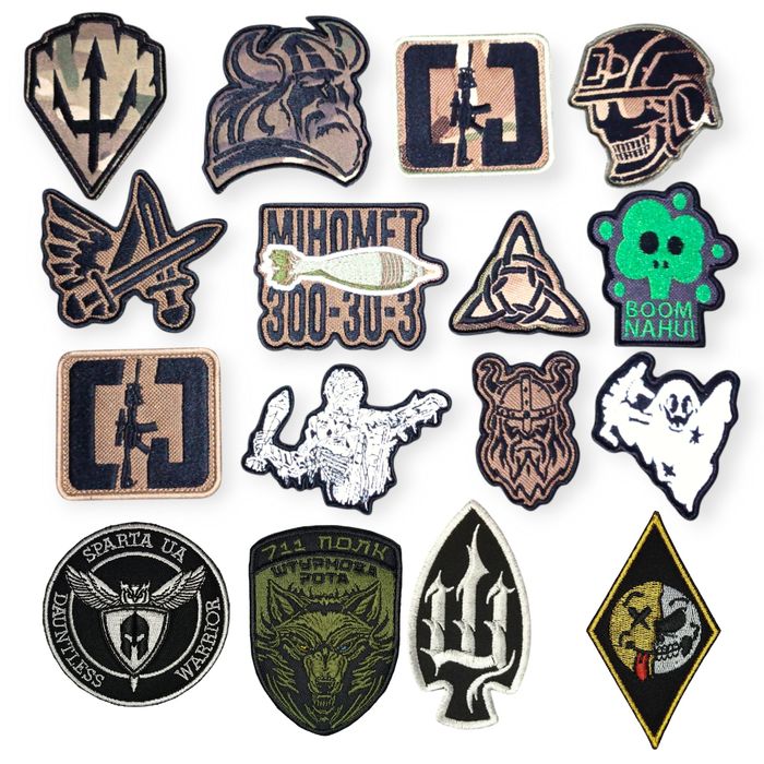 Шеврони, Патчі , нашивки