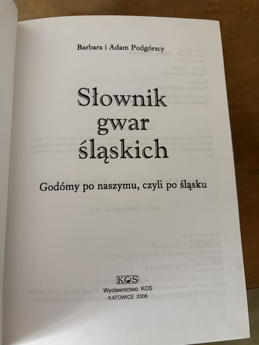 Słownik Gwary Śląskiej