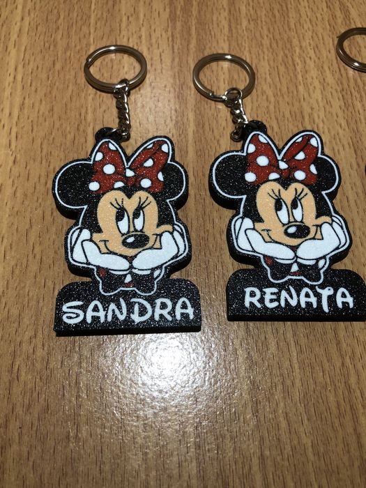 Porta chaves minie personalizado