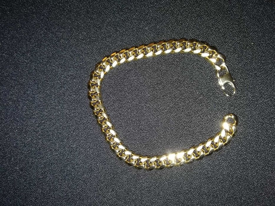 Fio/Colar/Corrente com Pendente Iced Out Praying Hands Uzi + Pulseira