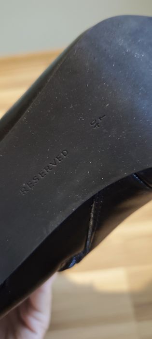 Skórzane kozaki Reserved 40(26 cm).