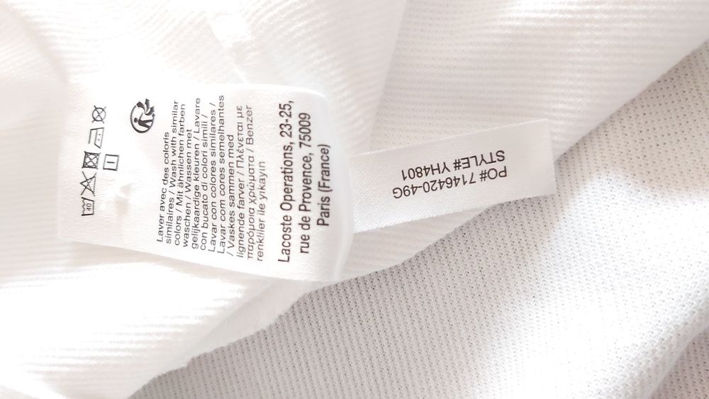 Lacoste koszulka polo XS slim fit