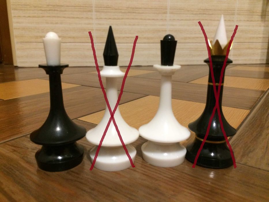 Шахові фігури (карболит) поштучно, олімпійські шахи 1980 р. Б/У.