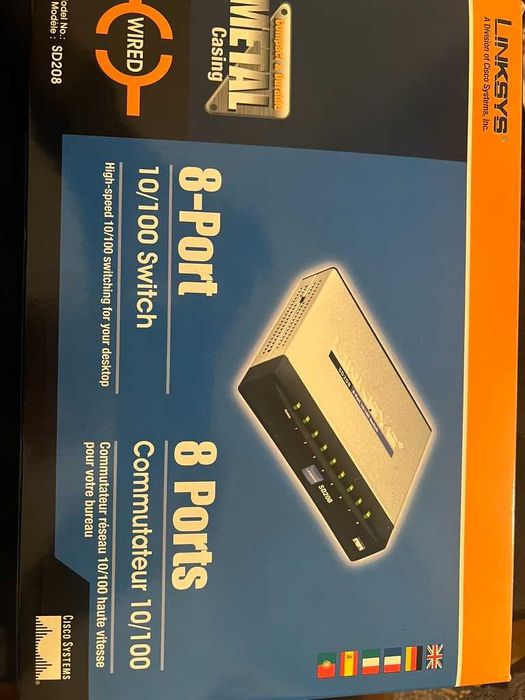 Switch sieciowy Linksys SD208 nowy