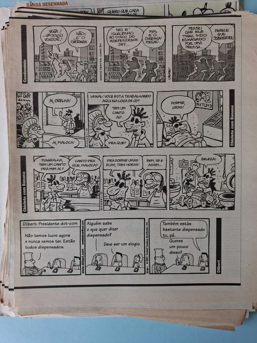 Tiras de LAERTE e ANGELI publicadas no jornal Público (anos 90)
