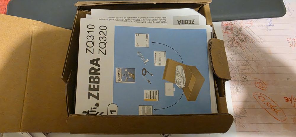 Impressora portátil Zebra ZQ320