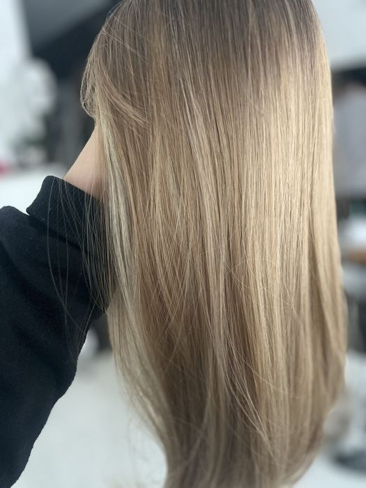 Topper ciepły blond z refleksami 55 cm