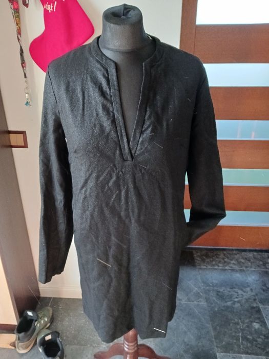 Tunika koszula srebrna nitka