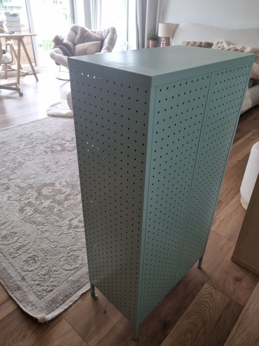 SKLUM szafka metalowa szufladki miętowa