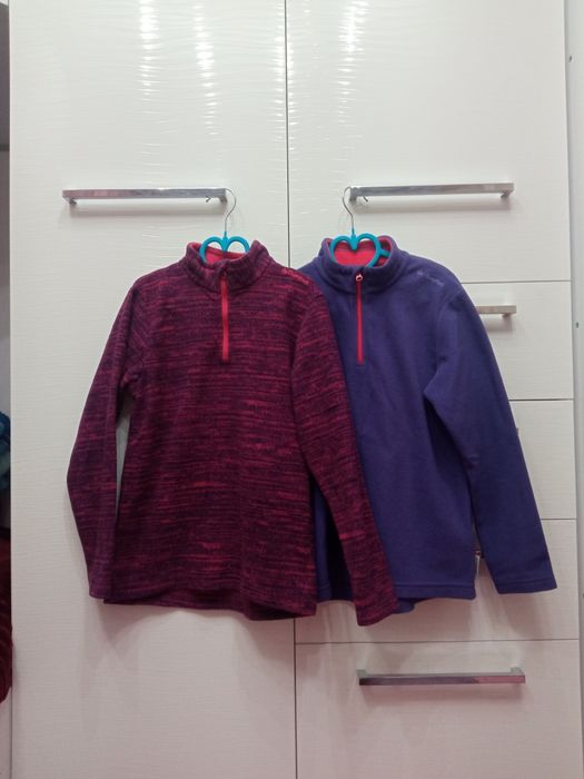 Комплект флісових кофтинок для дівчинки 9 -10 років р 134-142 см