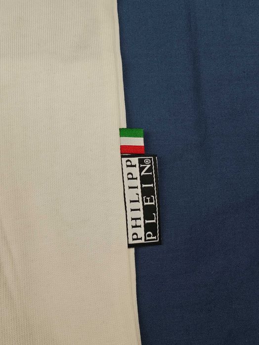 Koszulka męska tshirt Philipp Plein biała krótki rękaw premium M-XXXL czaszka