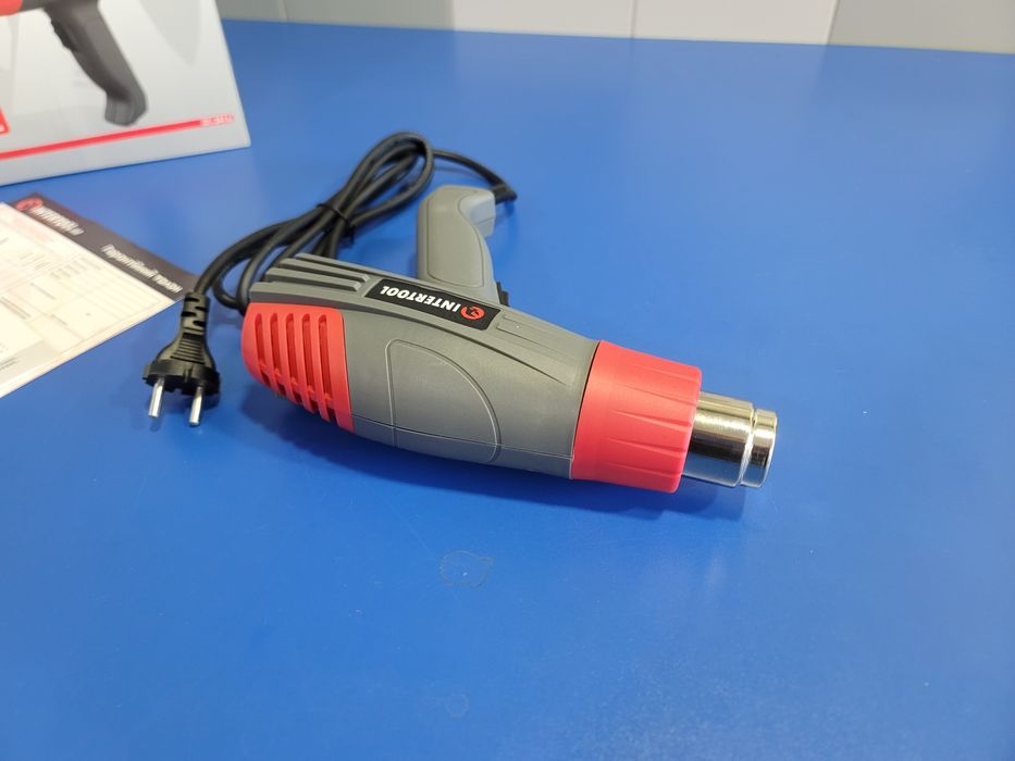 Фен строительный технический Intertool Новый! 12 мес Гарантия