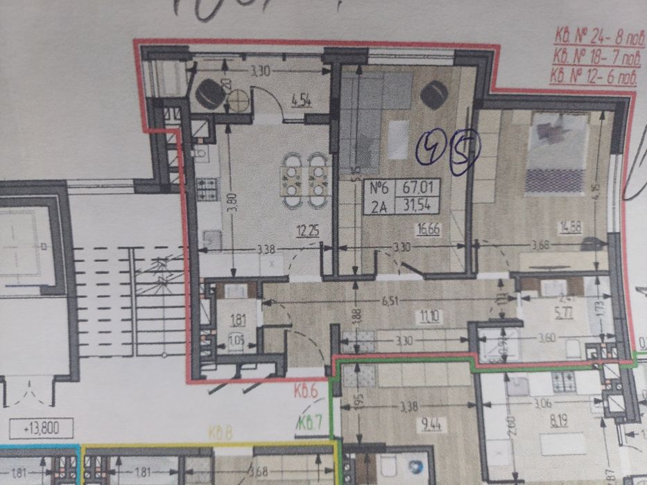 Продається 2-кім новобудова вул.Полетаєва