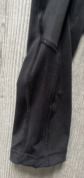 Czarne sportowe legginsy getry crivit Lidl 44/46 z wysokim panelem