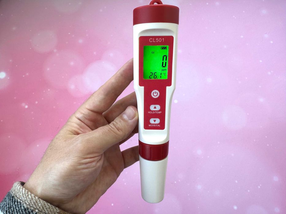 Профессиональный pH-метр + хлорметр