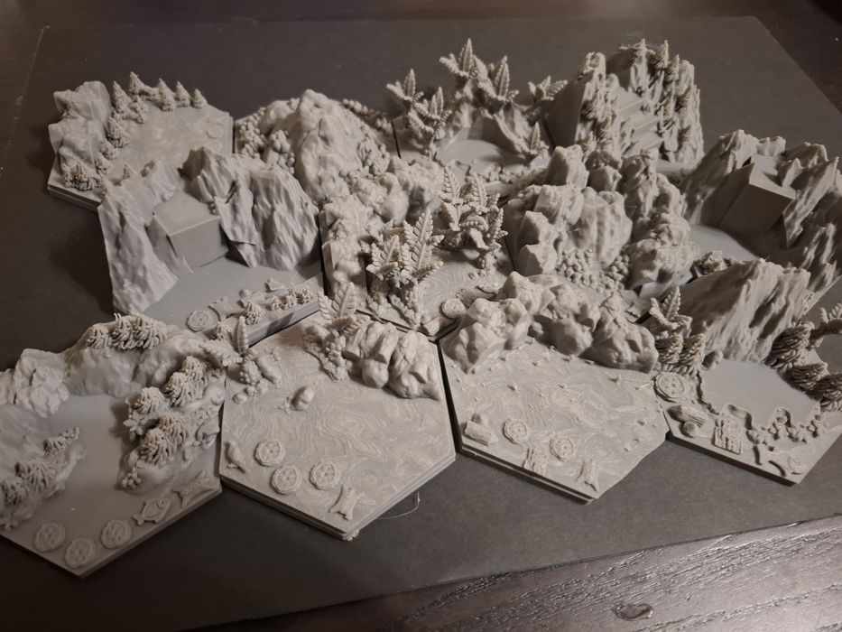 Robinson Crusoe - wszystkie kafelki wyspy 3D