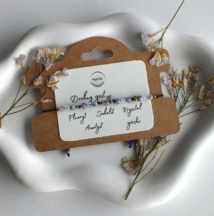 Bransoletka koncentracja fiolet