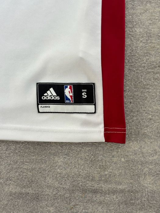 Adidas NBA Miami Heat LeBron James 6 Jersey Biała Rozmiar S Męski