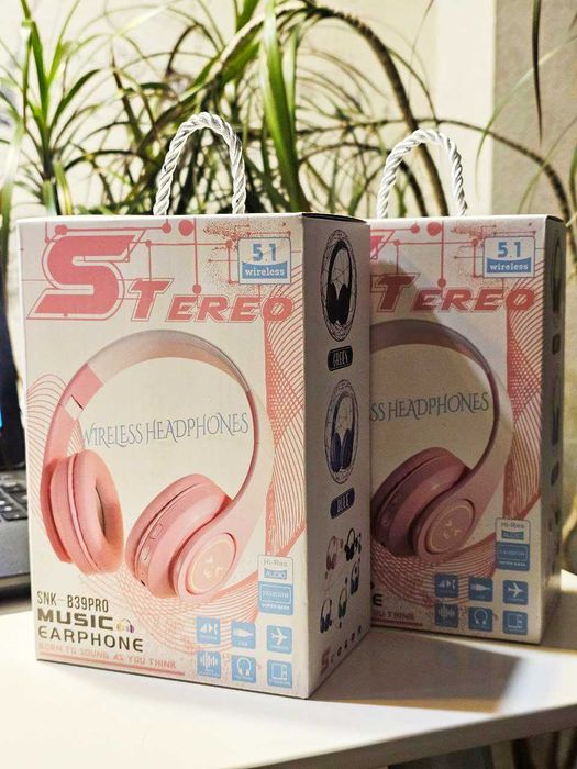 Топові навушкники Bluetooth SNK-B39PRO music earphone, блютуз наушники