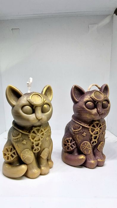 Свічка кіт з третім оком для інтуіції