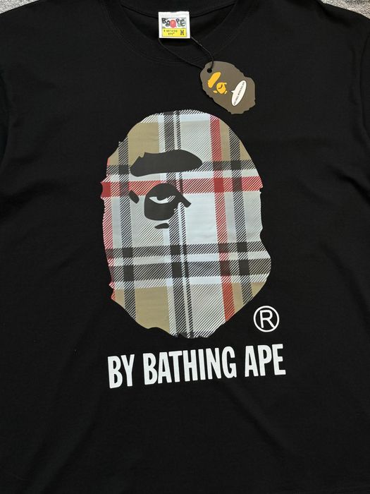 Футболка Bape x Burberry / футболка Бейп Барбері / футболка бейп барбери