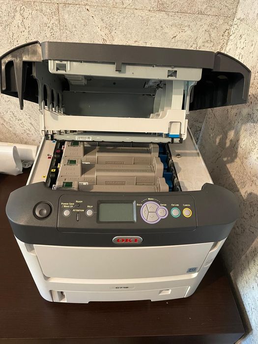 Impressora laser cores OKI como nova