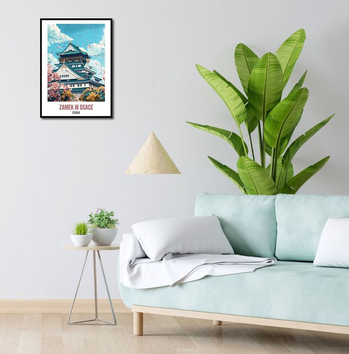 Plakat 40x55cm Zamek w Osace
