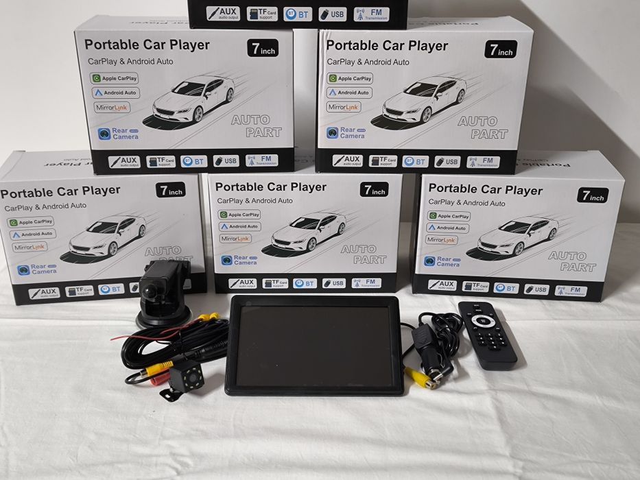 CarPlay | Android Auto Sem Fios | Écran Tátil 7” + Camera Traseira