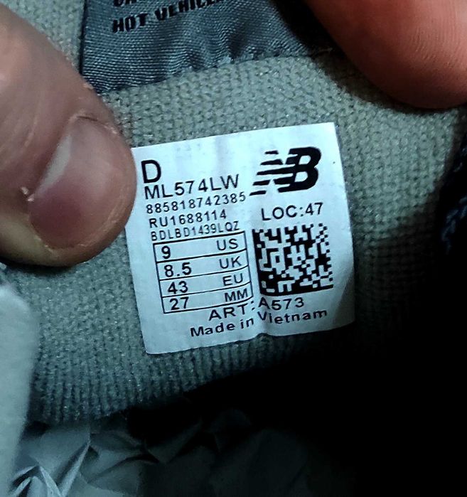 (2137) Чоловічі Кросівки New Balance 574 сірі замшеві (41-46)