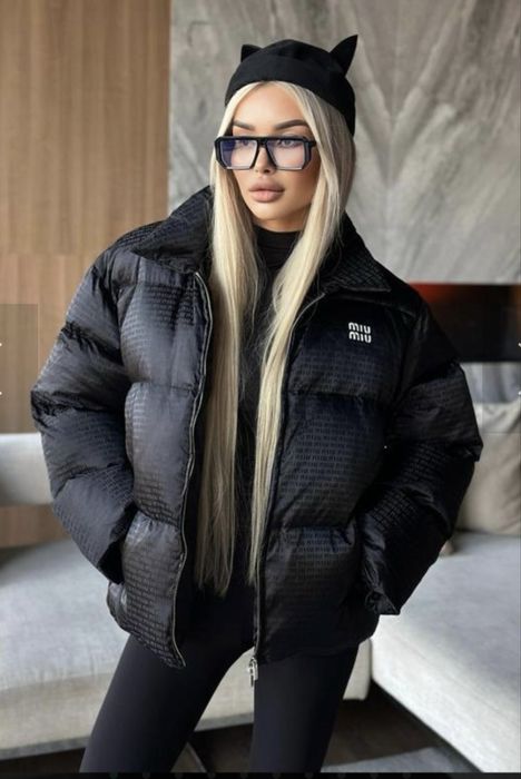 Пуховик miu miu xs-s