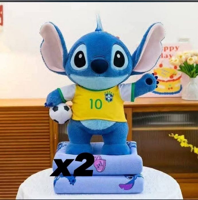 Zestaw Stitch z kocykiem – maskotka