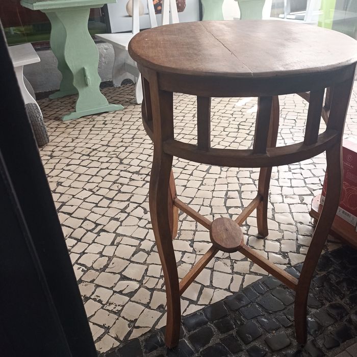 Mesa de apoio em madeira vintage