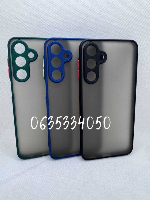 Чехол накладка для Samsung Galaxy A06 A16 матовый бампер защита камеры