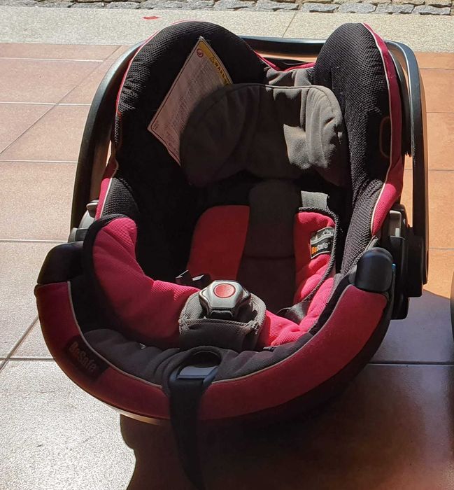 Babycoque BeSafe Rosa e Cinza- Ovo