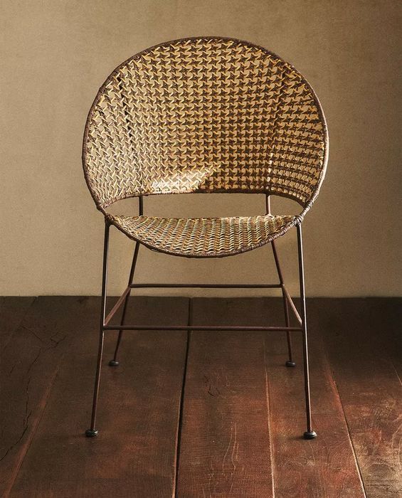 Krzesła rattanowe Zara Home