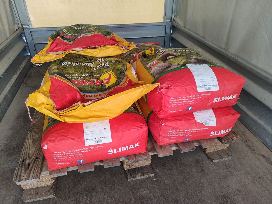 Pasza dla ślimaków TUCZ Granulat Farmer 25kg