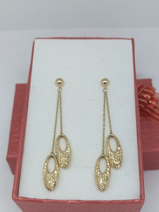 Złote kolczyki 585 sztyft