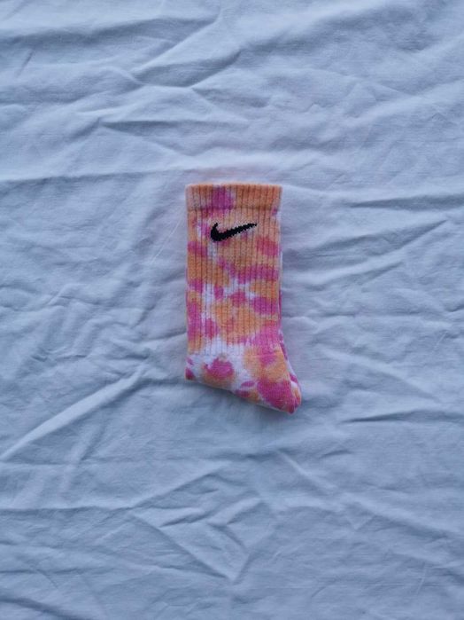 Skarpety NIKE różowo-pomarańczowe **JEDYNE TAKIE**