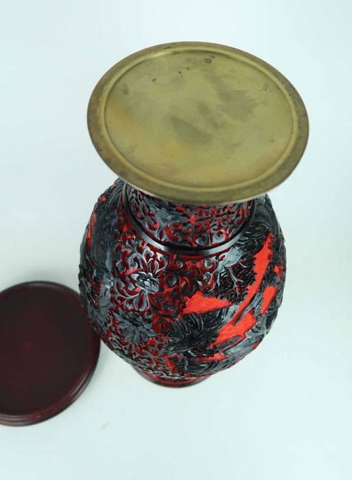 Grande jarra lacada - China - 38,5 cm