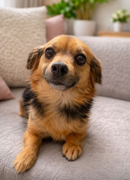 Собачка в добрі ручки!