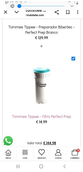 TOMMEE TIPPEE preparador de biberão como novo