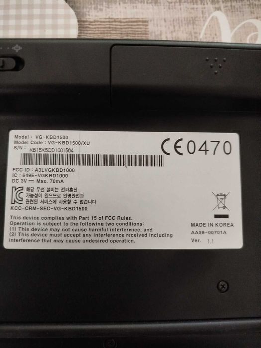 Klawiatura Samsung  VG-KBD1500
