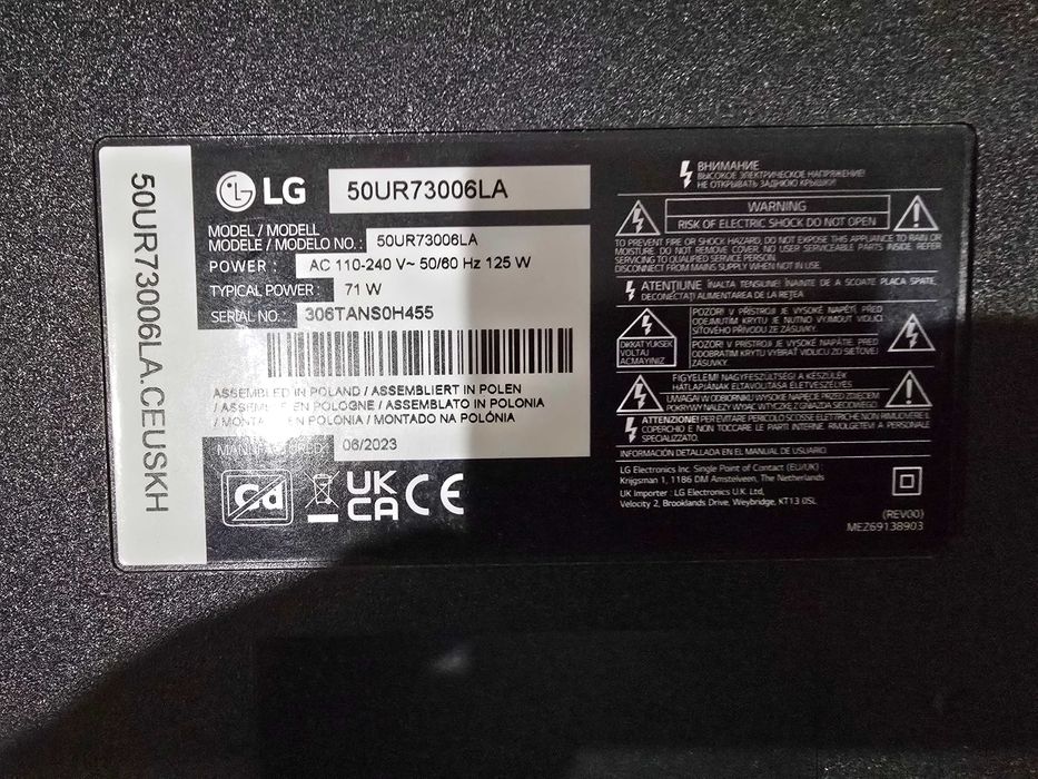 TV LG 50UR73006LA – Ver Detalhe