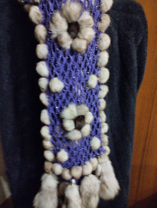 Шарф меховой норка