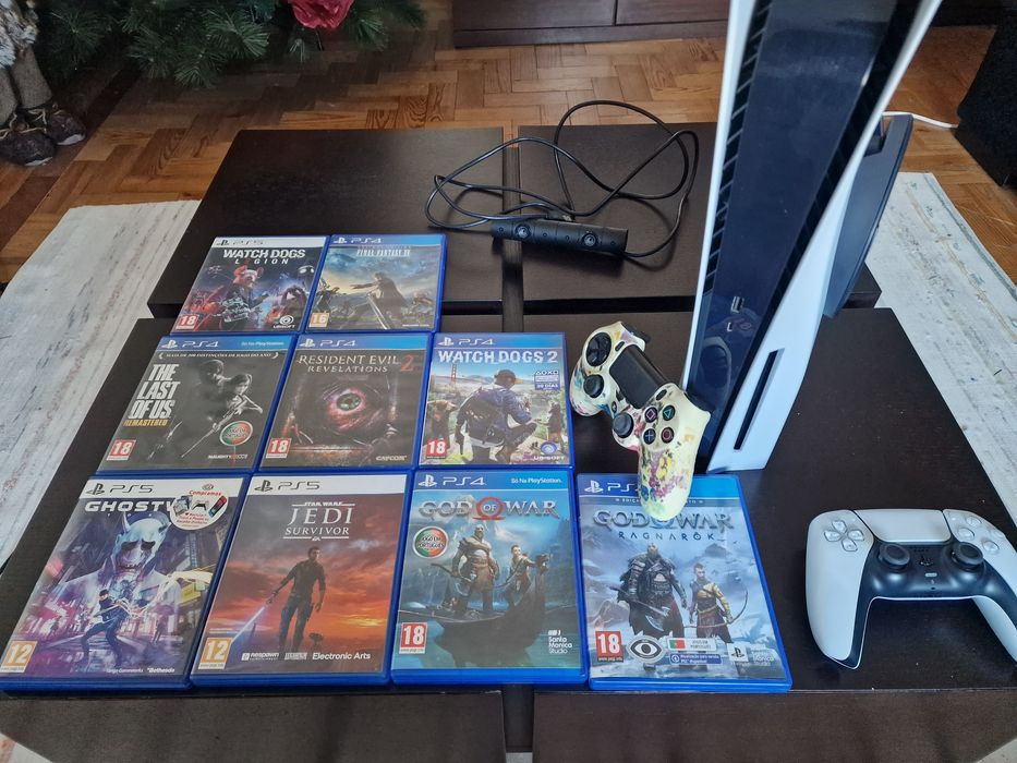 Ps5 standart com garantia+ jogos