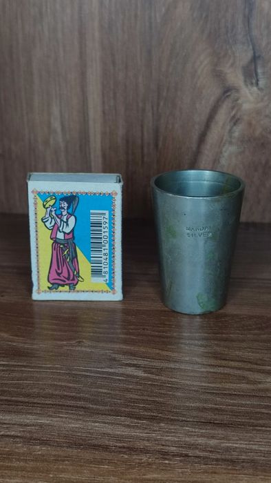 Вінтажна мірна стопка посуд Mandal Silver